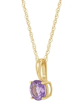 Birthstone Pendant 14k Gold or White