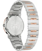 Versace Women's Swiss Greca Logo Two Tone Bracelet Watch 41mm