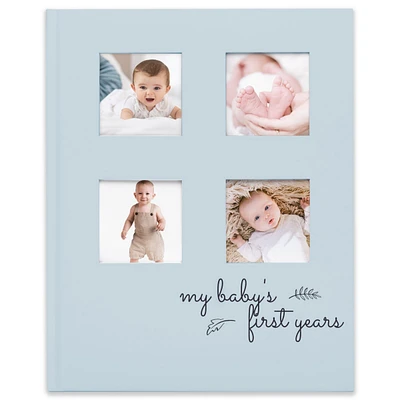 KeaBabies Sketch Baby Memory Book, Baby Books for New Parents, Milestone Journal, 66 Pages Baby Scrapbook for Girl, Boy