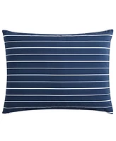 Nautica Longdale Solid Stripe Reversible Piece Comforter Set