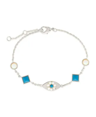 Sterling Forever Varuna Evil Eye Bracelet