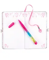 Three Cheers For Girls 3C4G: Quilted Locking Journal Pen, Silver