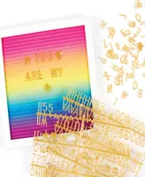 Three Cheers For Girls 3C4G Rainbow Felt Letterboard