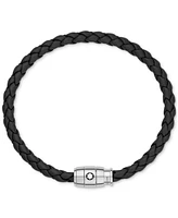 Montblanc Braided Leather Bracelet