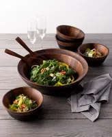 Noritake Serveware, Set of 2 Kona Wood Small Bowls