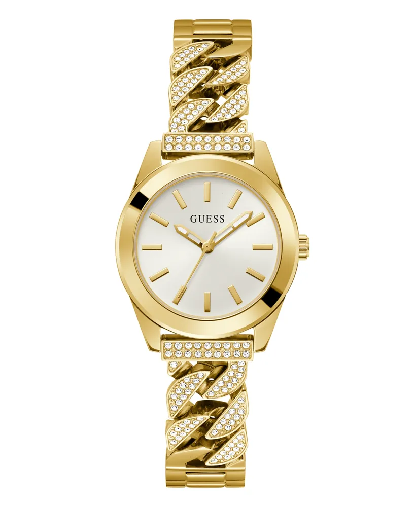 Guess Women's Analog Gold-Tone Stainless Steel Watch 32mm