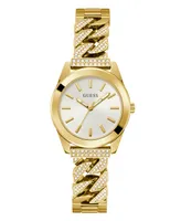 Guess Women's Analog Gold-Tone Stainless Steel Watch 32mm