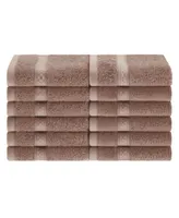 Superior Rayon from Bamboo Blend Ultra Soft Quick Drying Solid 12 Piece Face Towel Set, 13" L x 13" W