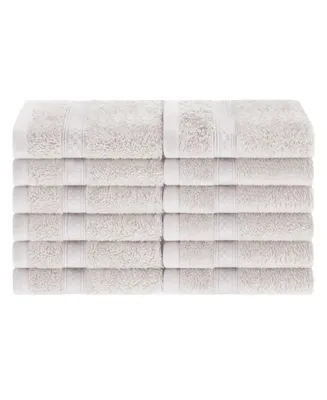 Superior Rayon from Bamboo Blend Ultra Soft Quick Drying Solid 12 Piece Face Towel Set, 13" L x W