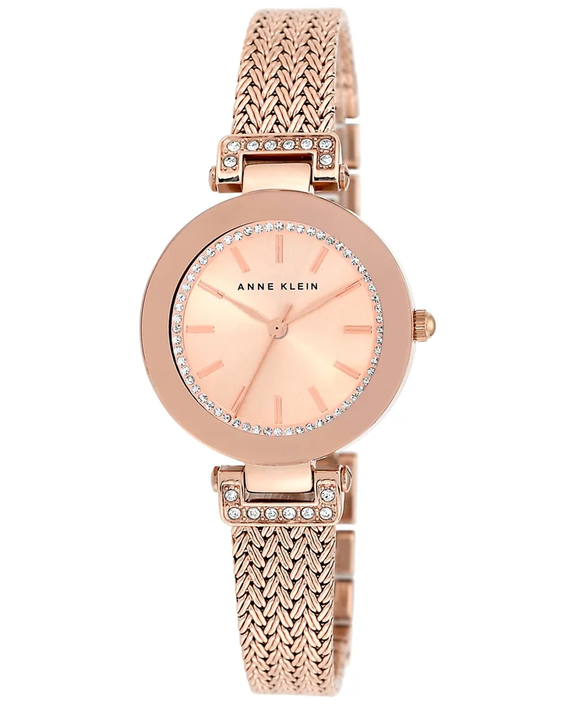 Anne Klein Women's Genuine Diamond Dial Bracelet Watch, Rose Gold : Anne  Klein: : Clothing, Shoes & Accessories