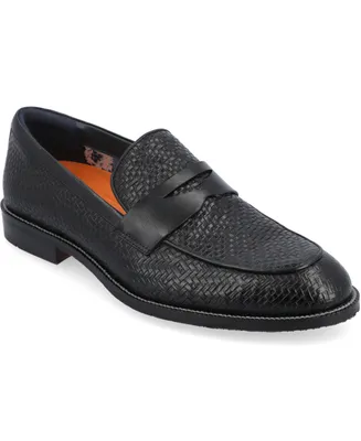 Thomas & Vine Men's Barlow Apron Toe Penny Loafers Dress Shoes