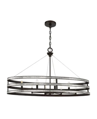 Savoy House Madera 8-Light Linear Chandelier in English Bronze
