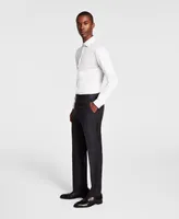 Michael Kors Men's Plaid Classic-Fit Wool-Blend Stretch Suit Separate Pants
