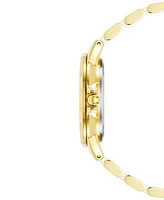 Anne Klein Women's Diamond Accent Ceramic & Metal Bracelet Watch 38mm - Gold