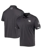 Men's Colosseum Charcoal Kentucky Wildcats Oht Military-Inspired Appreciation Digital Camo Team Polo Shirt
