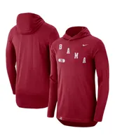 Men's Nike Crimson Alabama Crimson Tide Team Performance Long Sleeve Hoodie T-shirt