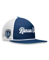 Men's Fanatics Navy, White Sporting Kansas City True Classic Golf Snapback Hat