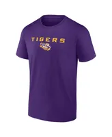 Men's Fanatics Purple Lsu Tigers Game Day 2-Hit T-shirt