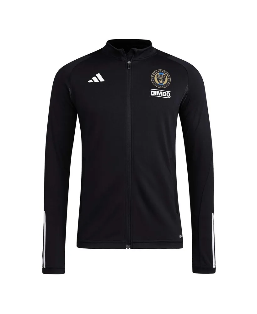 Men's adidas Black Philadelphia Union 2023 On-Field Aeroready Full-Zip Training Top