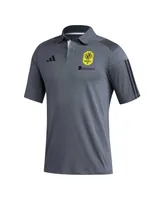 Men's adidas Gray Nashville Sc 2023 On-Field Training Polo Shirt
