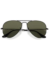 Ray-Ban Unisex Polarized Sunglasses, RB3025 Aviator Classic