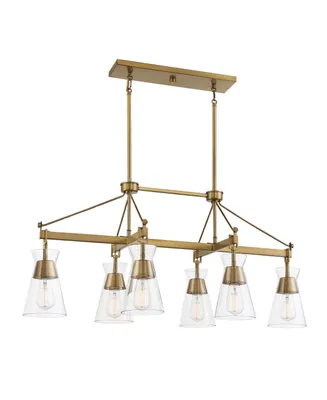 Savoy House Lakewood 6-Light Linear Chandelier