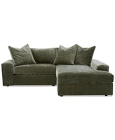Michola 98" 2-Pc. Fabric Sectional with Chaise, Created for Macy's