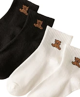 Stems Teddy Ankle Two Pack socks