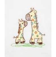 Little Me Baby Boys and Baby Girls Giraffe Bibs and Burp Cloth