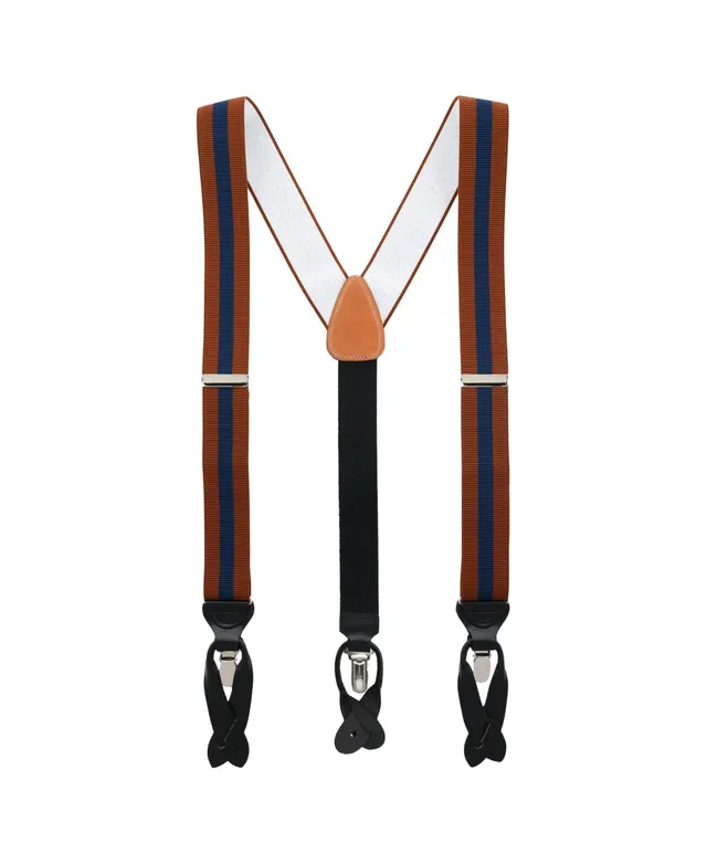 Trafalgar Oliver Stripe 35mm Convertible Suspenders