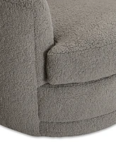 Closeout! Jenselle 36" Fabric Swivel Chair, Created for Macy's