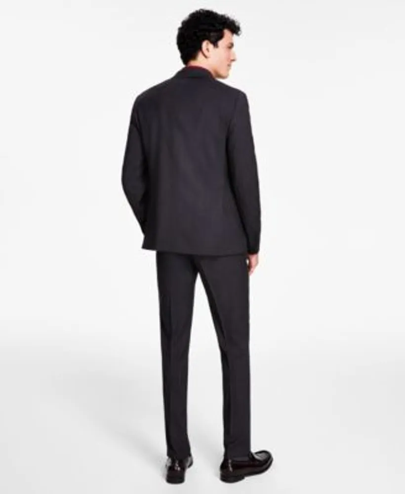 Alfani Mens Diamo Slim Fit Geo Print Dress Shirt Slim Fit Windowpane Check Suit Separates Created For Macys