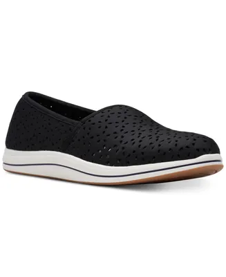 Clarks Women's Cloudsteppers Breeze Emily Perforated Loafer Flats