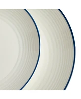 Royal Doulton Maze Denim Line 16 Piece Dinnerware Set, Service for 4