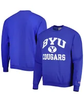 Men's Champion Royal Byu Cougars High Motor Pullover Sweatshirt