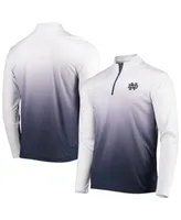 Men's Colosseum Navy Notre Dame Fighting Irish Team Magic Quarter-Zip Jacket