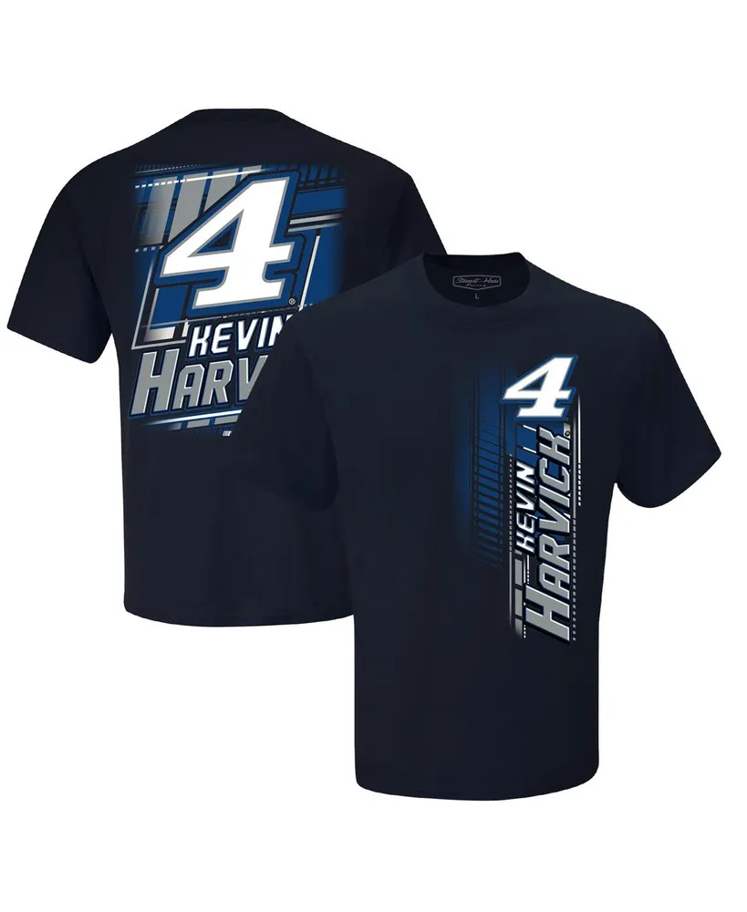 Men's Stewart-Haas Racing Team Collection Navy Kevin Harvick Name and Number T-shirt