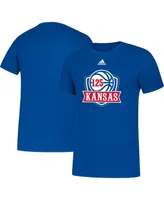 Men's adidas Royal Kansas Jayhawks 125th Season Basketball Amplifier T-shirt