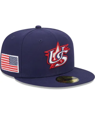 Men's New Era Navy Usa Baseball 2023 World Classic 59FIFTY Fitted Hat
