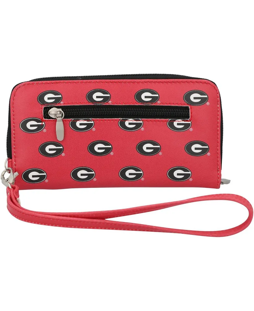 Women's Georgia Bulldogs Zip-Around Wristlet Wallet