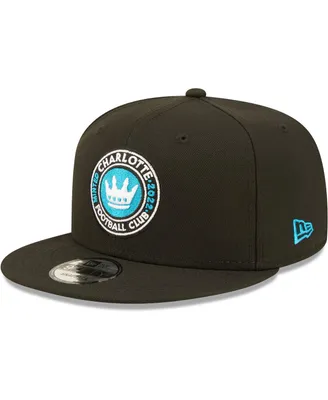 Men's New Era Black Charlotte Fc Basic 9FIFTY Snapback Hat