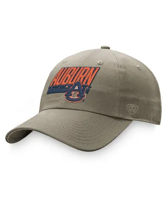 Men's Top of the World Khaki Auburn Tigers Slice Adjustable Hat