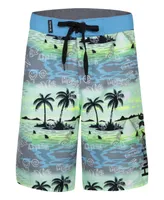 Hurley Big Boys Doodle Paradise All Over Print Boardshorts