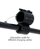 Lectron J1772 to Tesla Adapter Lock - Tesla Charging Adapter Anti-Theft Mount for Tesla Drivers (Black, 1 Pack)