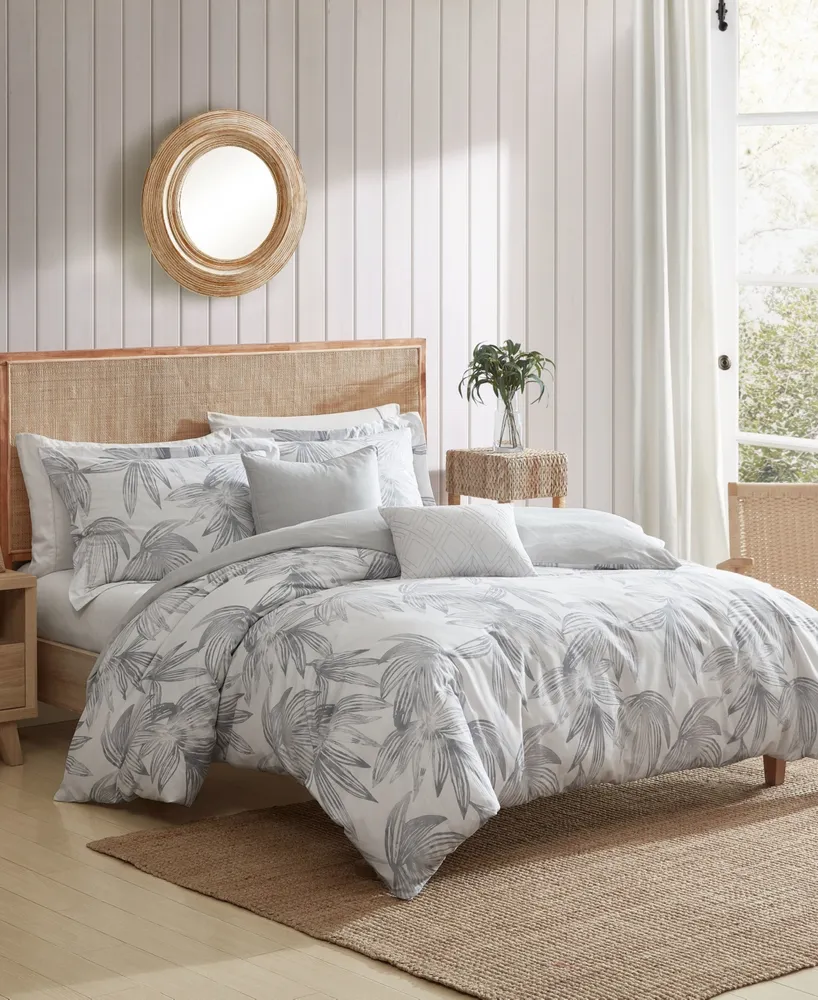 Tommy Bahama Home Kayo Cotton Duvet Cover Bonus Set