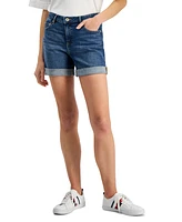 Tommy Hilfiger Women's Th Flex Cuffed Denim Shorts