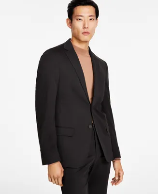 Calvin Klein Men's Slim-Fit Stretch Solid Knit Suit Jacket