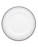 Noritake Silver Colonnade 4 Piece Salad Plate Set, Service for 4
