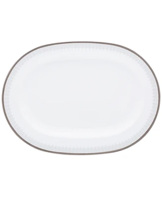 Noritake Silver Colonnade Oval Platter