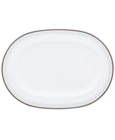 Noritake Silver Colonnade Oval Platter